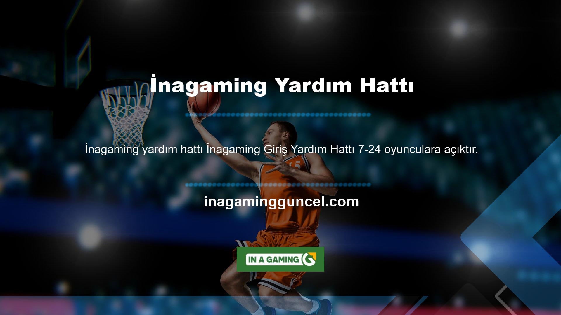 Bu nedenle İnagaming doğrudan giriş destek hattının ve oyun sitesinin lisansının ve içeriğinin oldukça güvenilir olduğunu kanıtlamıştır